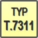 Piktogram - Typ: T.7311